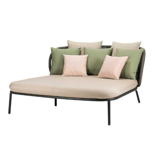 Kodo daybed , quick ship set Fossil Grey/Almond