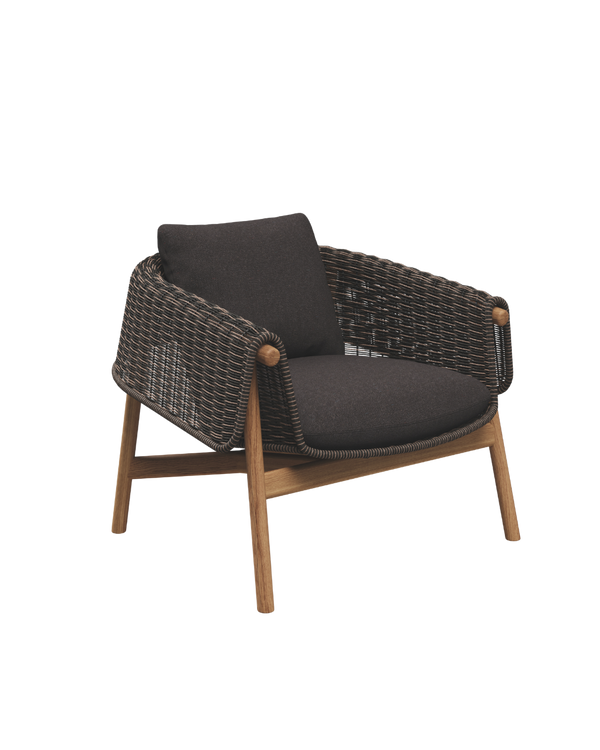 Gloster Wrap lounge chair - Umber