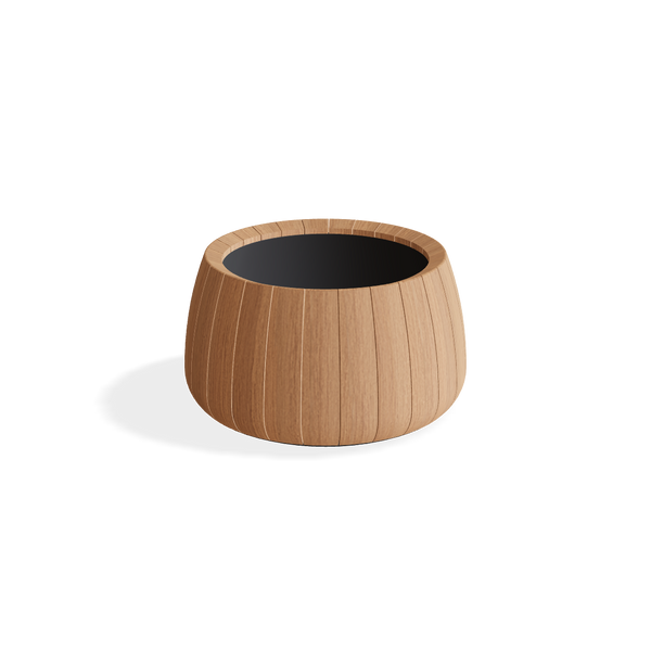 Bariq plantebak teak rond 70 cm