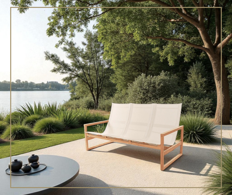 Traditional Teak Sofia Bench – Showroom model