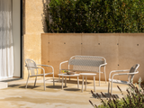 Cleo lounge chair  Dune White/Dune White, excl. Kussen