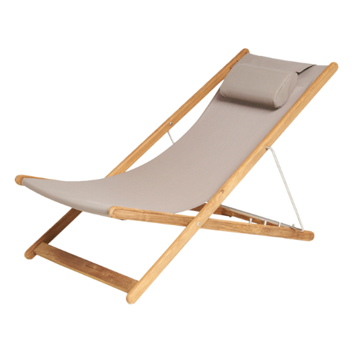 Kate relax chair incl. hoofdkussen - taupe