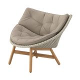 Mbrace Lounge Chair, sea salt/teak