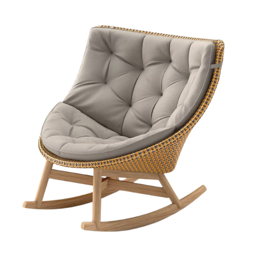 Mbrace rocking chair seville/teak