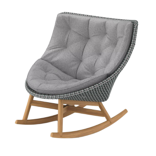 Mbrace rocking chair baltic/teak