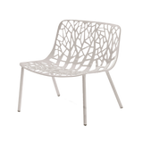 Forest lounge chair, aluminium, powder grey