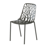 Forest stoel metallic grey