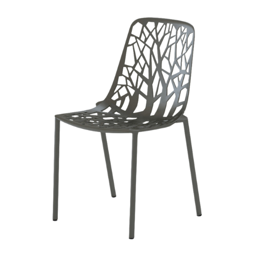 Forest stoel metallic grey