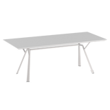 Radice Quadra aluminium tafel 240x100 cm. light blue