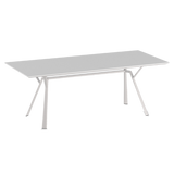 Radice Quadra aluminium tafel 150x90 cm. white
