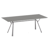 Radice Quadra aluminium tafel 150x90 cm. powder grey
