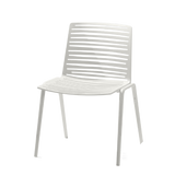 Zebra stoel aluminium, creamy white