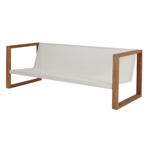 Lounge Banca sofa teak cendre batylene