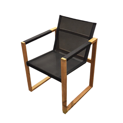 Butaque chair teak/zwart