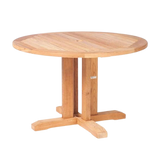 William teak tafel rond 130 cm.