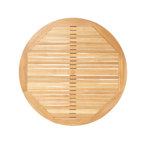 William teak tafel rond 130 cm.