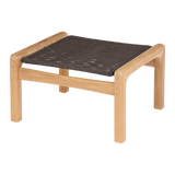 Monterey footstool teak/cord brown