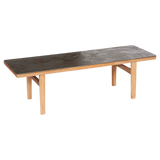 Monterey koffietafel 150 teak/ceramic frost