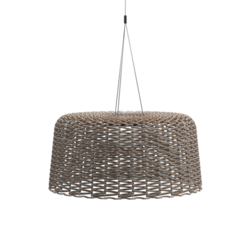 Gloster Ambient Mesh extra large pendant lamp - white / sorrel