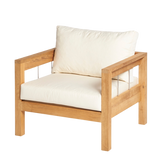 Maxima Lounge fauteuil teak - incl. kussens