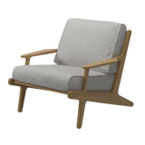 Bay lounge chair teak-granite cat B