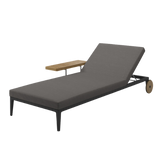 Grid lounger meteor/kussens antraciet cat B