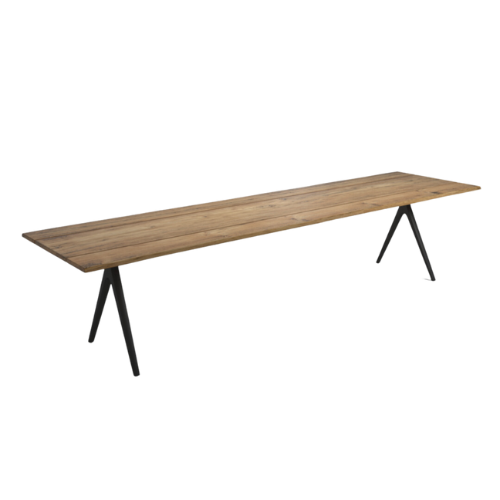 Gloster Raw dining table 350 x 94/104, fr. meteor-rawteaktop
