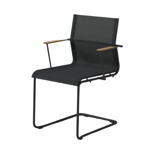 Sway stacking armchair meteor/anthracite