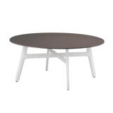 SeaX coffeetable rond 110 cm frame white/ top white