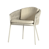 Genua chair white-taupe