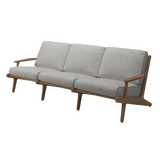 Bay 3-seater Sofa-buffed teak-seagull cat B