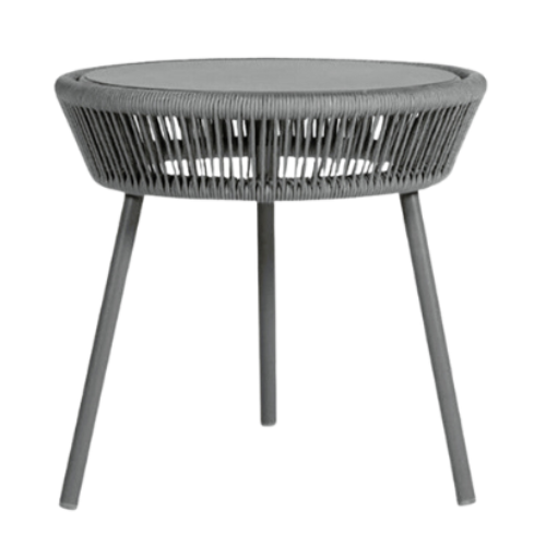 Loop bijzettafel Rope Fossil Grey