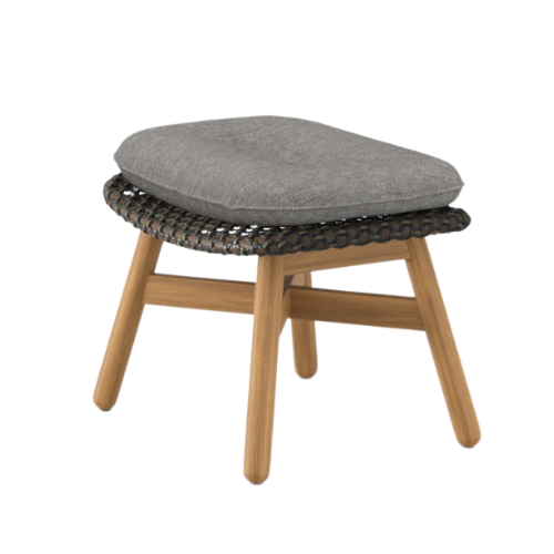 Mbrace footstool arabica/teak