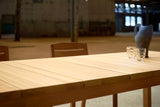 Traditional Teak Floris tafel uit 7 delen 213x91 cm. teak