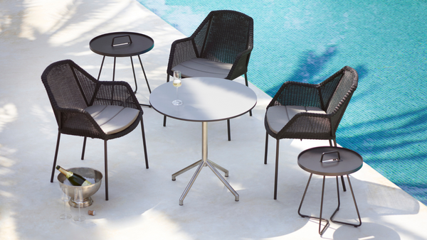 Breeze dining chair black - stapelbaar