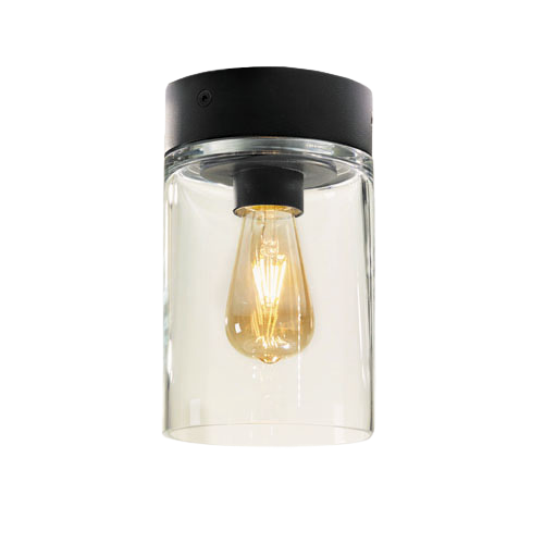 Royal Botania Tesla C. plafondlamp LED flament, anthr/clear