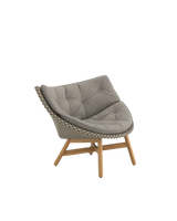Mbrace lounge chair pepper/teak incl kussen cat A