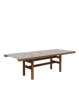 Gloster Rail Teak tafel - Grigio Ceramic Top - 240 cm