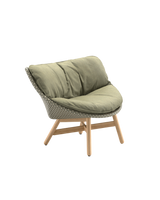 Mbrace lounge chair alloro/teak incl kussen cat A