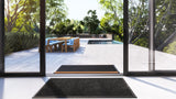Rizz indoormat 90 x 60 cm, antraciet