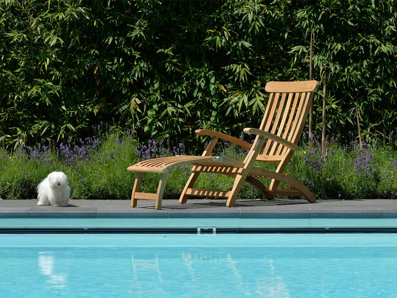 Traditional Teak Victoria deckchair