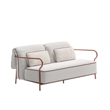 Salo Sofa 2 zits frame terracotta incl kussens Nuvola