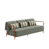 Unopiu - Salo sofa 3 zits - Terracotta incl. kussens Tailored Collectie