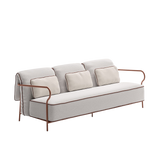 Salo sofa 3 zits frame Terracotta incl kussens Nuvola