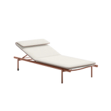 Salo sun lounger frame terracotta incl kussen