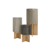 Gloster Ambient Compass Lantern - Burlap