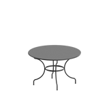 Igea tafel 120 rond grafiet