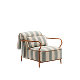 Salo Fauteuil frame terracotta incl kussens