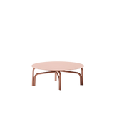 Salo salontafel 90 cm rond frame terracotta