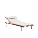 Salo sun lounger frame terracotta incl kussen Nuvola